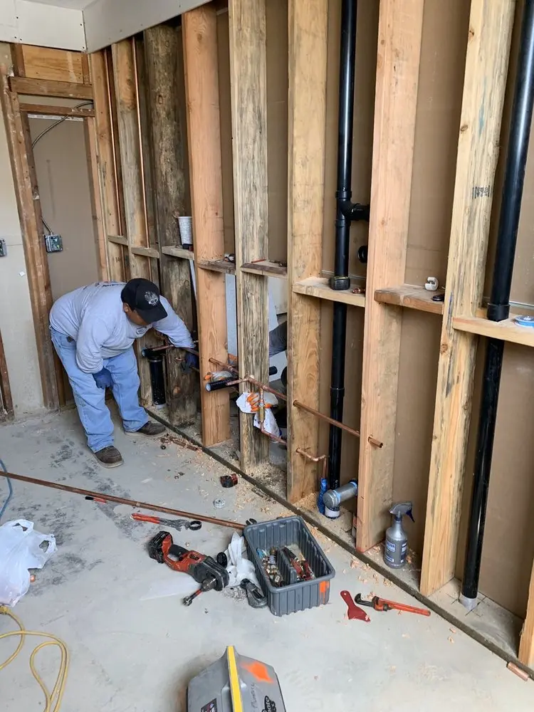 Commercial rough-in plumbing for Gas Line Repair in West University